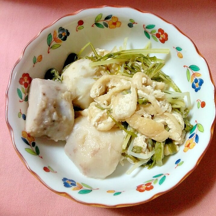 里芋と水菜の煮物